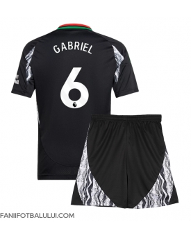 Arsenal Gabriel Magalhaes #6 Echipament de Fotbal Replică 2024-25 Copii Deplasare (+ Șorturi)